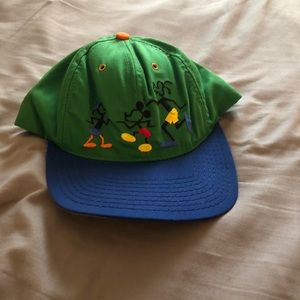 Vintage color blocked Disney cap